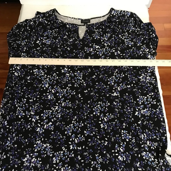 J. JILL Wearever Collection Floral Tunic Top Long Sleeve Women’s Size XL 1X - Picture 10 of 16